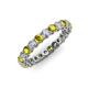 3 - Tiffany 2.80 mm Yellow and White Diamond Eternity Band 