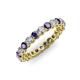3 - Tiffany 2.80 mm Iolite and Diamond Eternity Band 