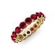 4 - Tiffany 3.80 mm Ruby Eternity Band 