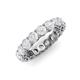 4 - Tiffany 3.80 mm White Sapphire Eternity Band 