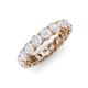 4 - Tiffany 3.80 mm White Sapphire Eternity Band 