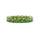 1 - Tiffany 3.80 mm Green Garnet Eternity Band 