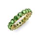4 - Tiffany 3.80 mm Green Garnet Eternity Band 
