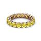 3 - Tiffany 3.80 mm Yellow Sapphire Eternity Band 