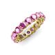 4 - Tiffany 3.80 mm Pink Sapphire Eternity Band 