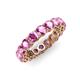 4 - Tiffany 3.80 mm Pink Sapphire Eternity Band 