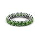3 - Tiffany 3.80 mm Green Garnet Eternity Band 
