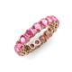 4 - Tiffany 3.80 mm Pink Tourmaline Eternity Band 