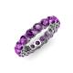 4 - Tiffany 3.80 mm Amethyst Eternity Band 