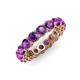 4 - Tiffany 3.80 mm Amethyst Eternity Band 