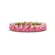1 - Tiffany 3.80 mm Pink Tourmaline Eternity Band 