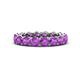 1 - Tiffany 3.80 mm Amethyst Eternity Band 