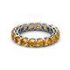 3 - Tiffany 3.80 mm Citrine Eternity Band 