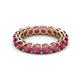 3 - Tiffany 3.80 mm Rhodolite Garnet Eternity Band 