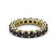 3 - Tiffany 3.80 mm Black Diamond Eternity Band 