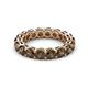 3 - Tiffany 3.80 mm Smoky Quartz Eternity Band 