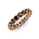 4 - Tiffany 3.80 mm Smoky Quartz Eternity Band 