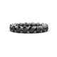 1 - Tiffany 3.80 mm Black Diamond Eternity Band 