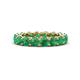 1 - Tiffany 3.80 mm Emerald Eternity Band 
