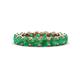 1 - Tiffany 3.80 mm Emerald Eternity Band 