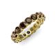 4 - Tiffany 3.80 mm Smoky Quartz Eternity Band 