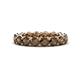 1 - Tiffany 3.80 mm Smoky Quartz Eternity Band 