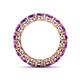 5 - Tiffany 3.80 mm Amethyst Eternity Band 