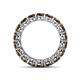 5 - Tiffany 3.80 mm Smoky Quartz Eternity Band 