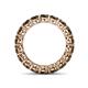 5 - Tiffany 3.80 mm Smoky Quartz Eternity Band 