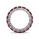 5 - Tiffany 3.80 mm Ruby Eternity Band 