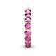 6 - Tiffany 3.80 mm Pink Sapphire Eternity Band 