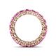 5 - Tiffany 3.80 mm Pink Sapphire Eternity Band 