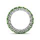 5 - Tiffany 3.80 mm Green Garnet Eternity Band 