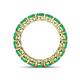 5 - Tiffany 3.80 mm Emerald Eternity Band 