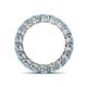 5 - Tiffany 3.80 mm Aquamarine Eternity Band 