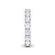 6 - Tiffany 3.80 mm White Sapphire Eternity Band 