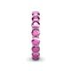 6 - Tiffany 3.80 mm Pink Sapphire Eternity Band 