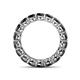 5 - Tiffany 3.80 mm Black Diamond Eternity Band 
