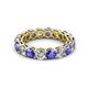 2 - Tiffany 3.80 mm Tanzanite and Diamond Eternity Band 