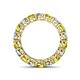 4 - Tiffany 3.80 mm Yellow and White Diamond Eternity Band 