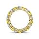 4 - Tiffany 3.80 mm Yellow Sapphire and Diamond Eternity Band 