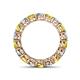 4 - Tiffany 3.80 mm Yellow Sapphire and Diamond Eternity Band 