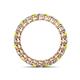 4 - Tiffany 2.80 mm Yellow Sapphire and Diamond Eternity Band 