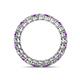 4 - Tiffany 2.80 mm Amethyst and Diamond Eternity Band 