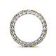 4 - Tiffany 2.80 mm Citrine and Diamond Eternity Band 