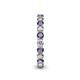 5 - Tiffany 2.80 mm Iolite and Diamond Eternity Band 