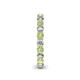 5 - Tiffany 2.80 mm Peridot and Diamond Eternity Band 