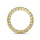 4 - Tiffany 2.80 mm Yellow Sapphire and Diamond Eternity Band 