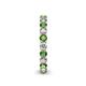 5 - Tiffany 2.80 mm Green Garnet and Diamond Eternity Band 