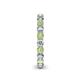 5 - Tiffany 2.80 mm Peridot and Diamond Eternity Band 